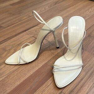 Victoria Beckham x Mango White Sandal Heel